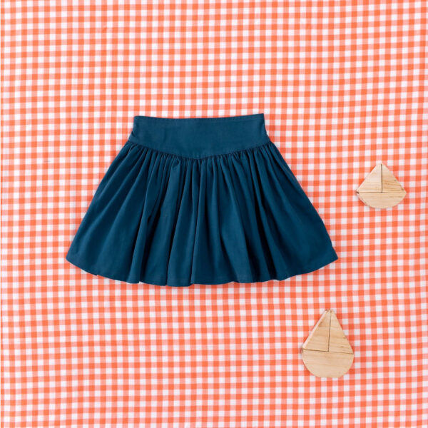 minifalda cotton navy mi canesu verano 2024