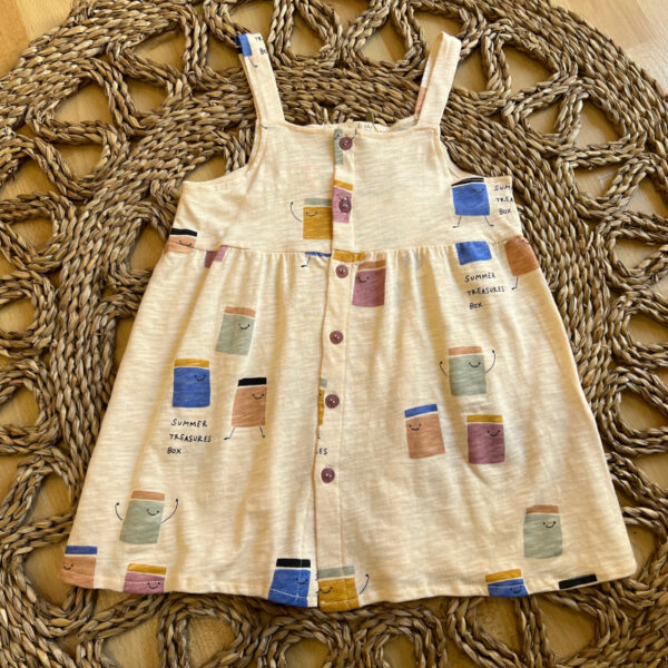 vestido tirantes algodon organico treasures baby clic verano 2023 outlet