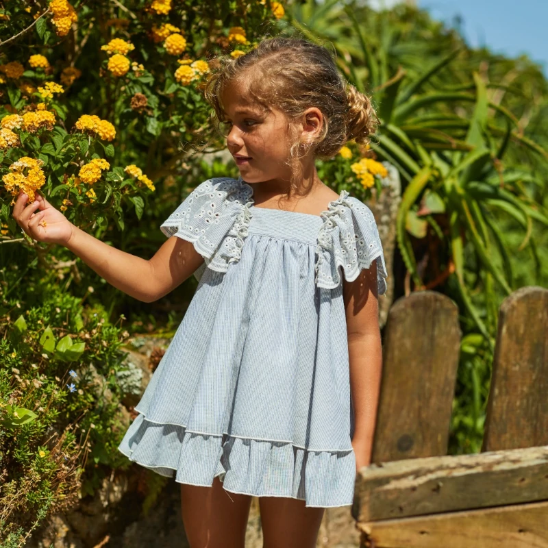 VESTIDO VOLANTES MANGA MARSELLA LA MARTINICA