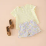 camisa niño vichy limon mi canesu verano 2025