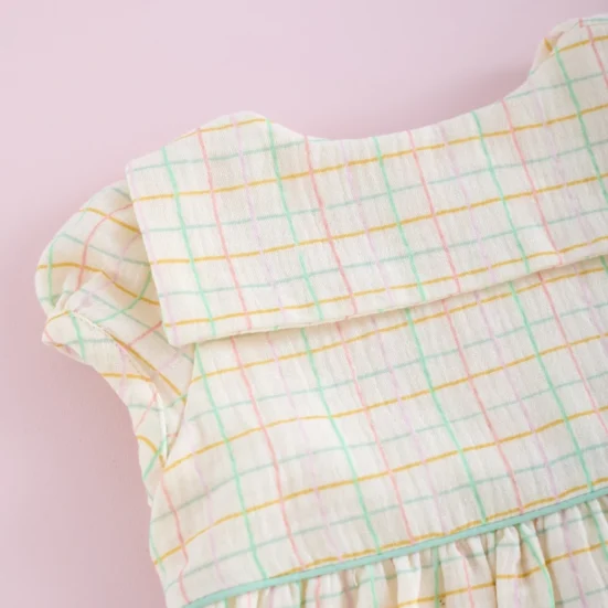 ranita marinera cuadrito colorin, mi canesu verano 2025