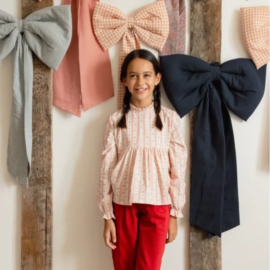 blusa peplum micropana rayas corazón mi canesu, invierno 2025