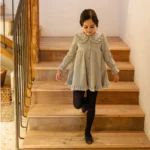vestido minivichy azul denim, mi canesu invierno 2025