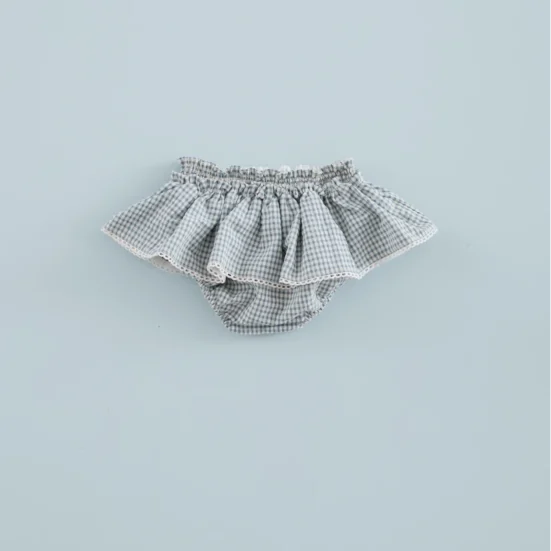braga minifalda minivichy azul denim, mi canesu invierno 2025