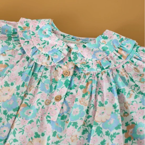 camisa niña liberty poppy vintage, mi canesu, invierno 2025