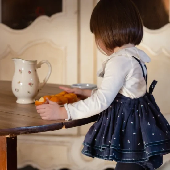 ranita volantes miniflor rainy mi canesu, invierno 2025, moda infantil española