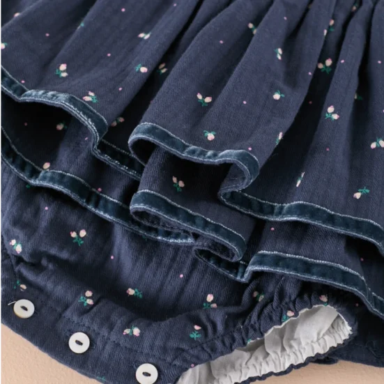 ranita volantes miniflor rainy mi canesu, invierno 2025, moda infantil española