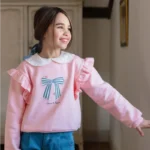 sudadera jogging rosa lazo mi canesu invierno 2025