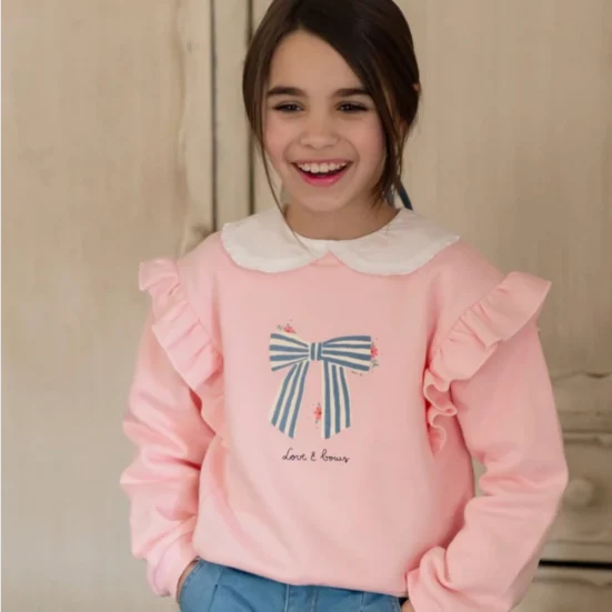 sudadera jogging rosa lazo mi canesu invierno 2025