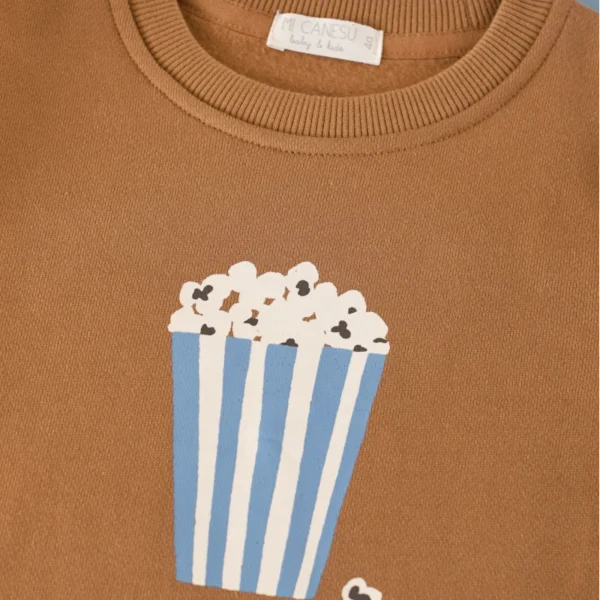 sudadera unisex jogging palomitas, mi canesu invierno 2025, moda infantil española