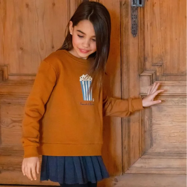 sudadera unisex jogging palomitas, mi canesu invierno 2025, moda infantil española