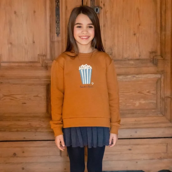 sudadera unisex jogging palomitas, mi canesu invierno 2025, moda infantil española