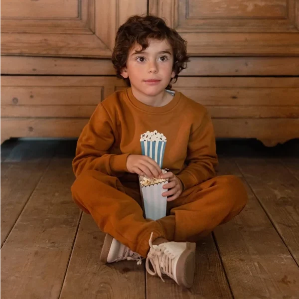 sudadera unisex jogging palomitas, mi canesu invierno 2025, moda infantil española