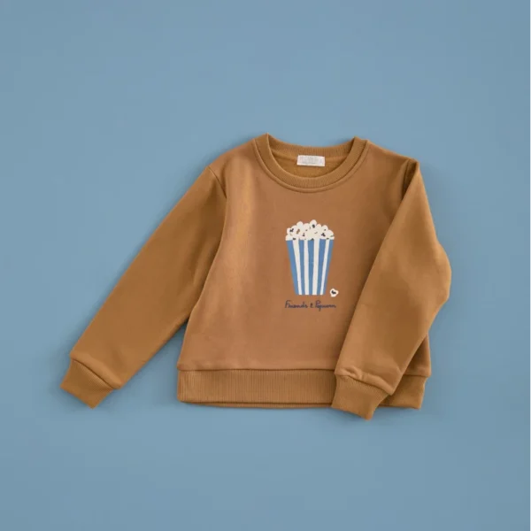 sudadera unisex jogging palomitas, mi canesu invierno 2025, moda infantil española