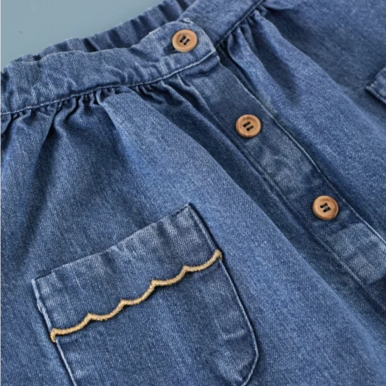 minifalda ondas lúrex lyocell vaquera, mi canesu, invierno 2025, moda infantil española