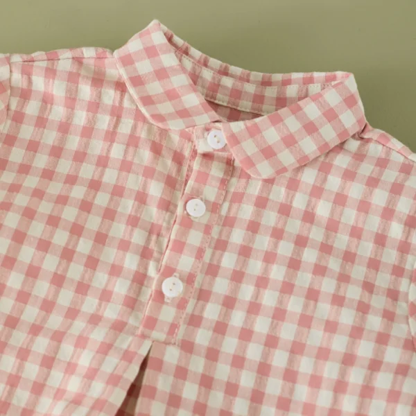 polera vichy colorete, mi canesu, invierno 2025, moda infantil española