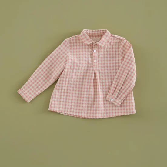 polera vichy colorete, mi canesu, invierno 2025, moda infantil española