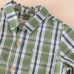 camisa niño tartan verde, mi canesu, invierno 2025, moda infantil española
