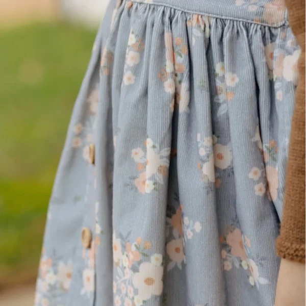 falda tiro alto micropana bouquet, mi canesu, invierno 2025, moda infantil española