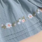 vestido bordado jaretas acero, mi canesu, invierno 2025