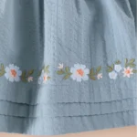 vestido bordado jaretas acero, mi canesu, invierno 2025