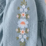 vestido bordado jaretas acero, mi canesu, invierno 2025