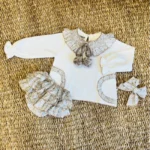 conjunto niña sudadera braaga liberty montpellier, la martinica, invierno 2025 , moda infantil española