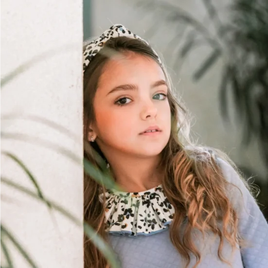 diadema nudo animal print invierno 2025