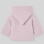 chaqueton abrigo malva erizo paz rodriguez, invierno 2025, moda infantil española bebe