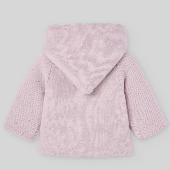 chaqueton abrigo malva erizo paz rodriguez, invierno 2025, moda infantil española bebe