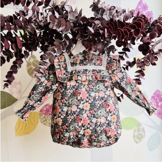 pelele estampado floral un pedacito de mi, la martinica invierno 2025, moda infantil española