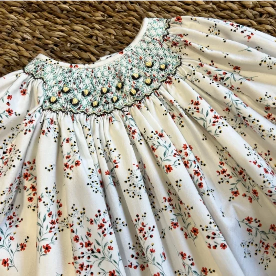 jesusito rama punto smock nido abeja, manuela montero invierno 2025, moda infantil española