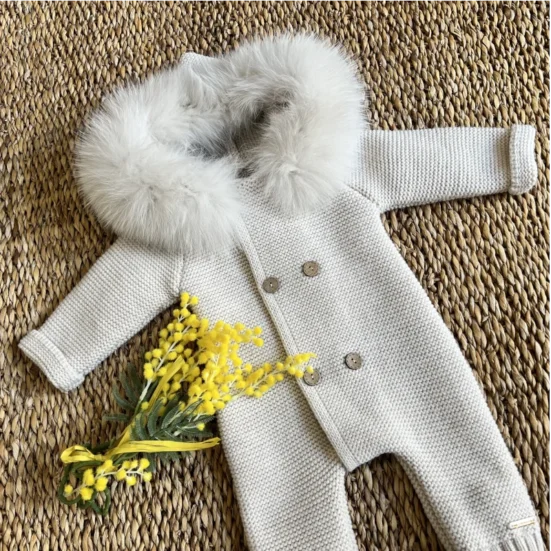 buzo punto pelo nattural beige, martin aranda,invierno 2025