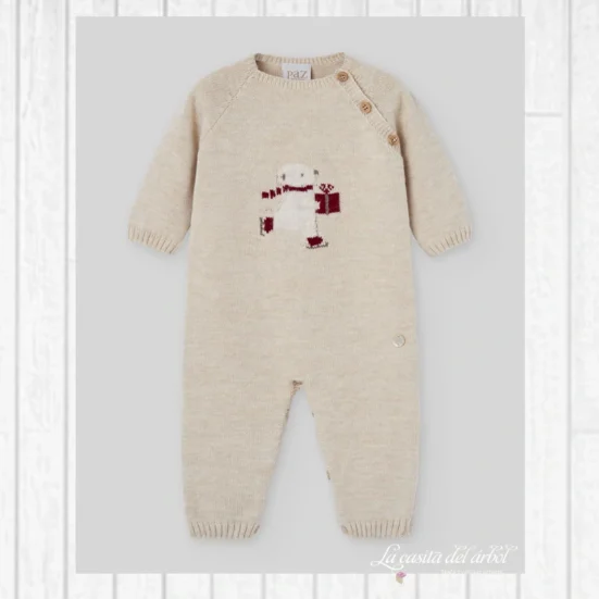 pelele sin pie arena oso reglao, paz rodriguez invierno 2025