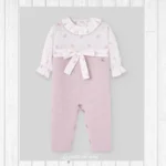 pelele tejido punto malva erizos, paz rodriguez, invierno 2025