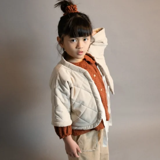 KIMONO PANA CRUDO MIA LIA INVIERNO 2025, ROPA MODA INFANTIL