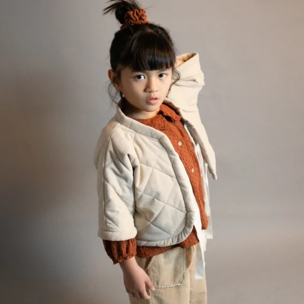 KIMONO PANA CRUDO MIA LIA INVIERNO 2025, ROPA MODA INFANTIL