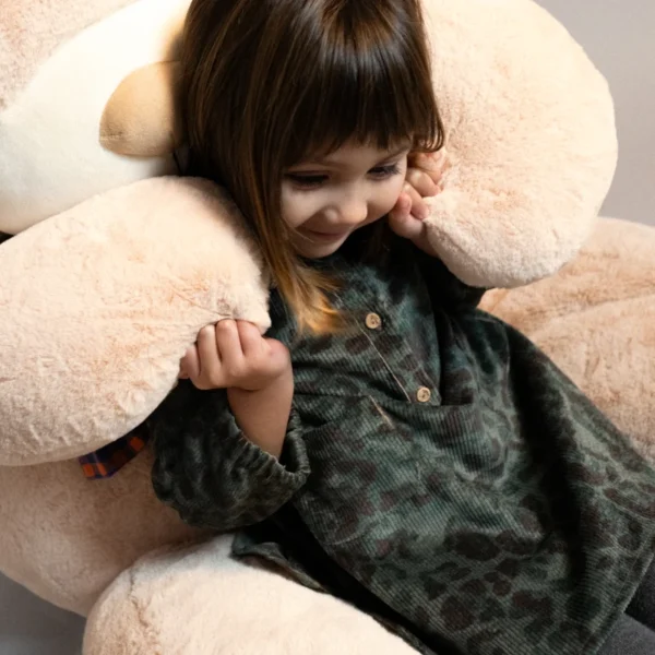 VESTIDO CAMUFLAJE MIA LIA, INVIERNO 2025 MODA INFANTIL ESPAÑOLA