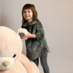 VESTIDO CAMUFLAJE MIA LIA, INVIERNO 2025 MODA INFANTIL ESPAÑOLA