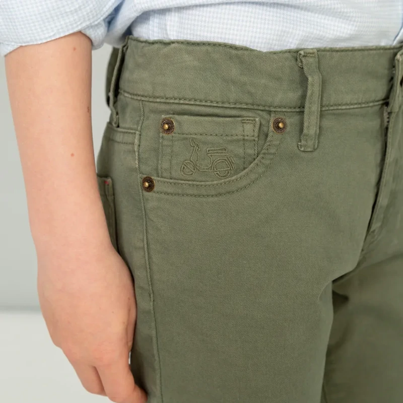 SCOTTA-PANTALON-COOPER-KHAKI-2 pantalon largo cooper 5 bolsillos niño scotta, invierno 2025, moda inantil niño casual