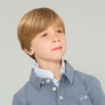 polo azul denim sccotta invierno 2025