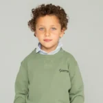 sudadera niño moto racer verde, scotta invierno 2025, moda infantil casual niño