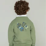 sudadera niño moto racer verde, scotta invierno 2025, moda infantil casual niño