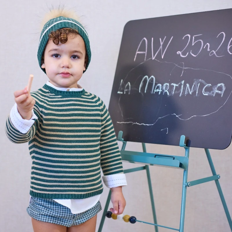 la-martinica-cnjto-bombacho-camisa-oxford-jersey-petit flowers CONJUNTO BOMBACHO PETIT FLOWERS, LA MARTINICA INVIERNO 2025, MODA INFANTIL ESPAÑOLA