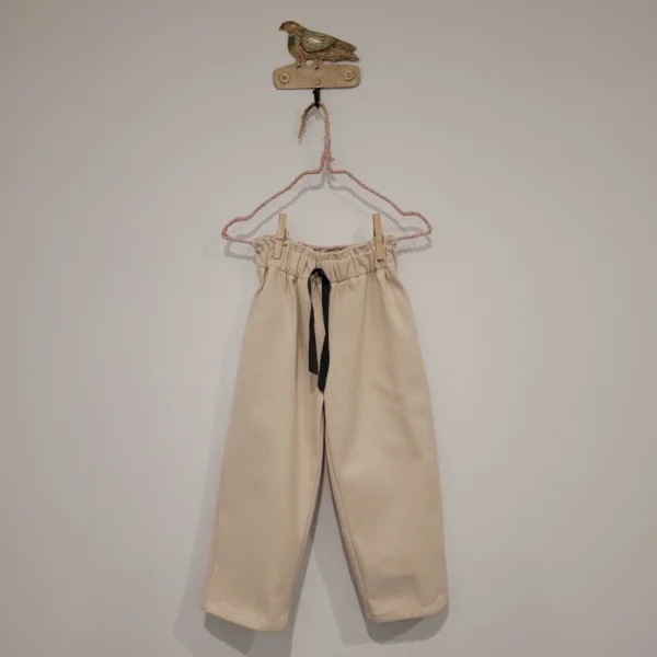 pantalon denim crudo mia lia, invierno 2025 moda infantil española