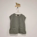 chaleco borreguito verde, mia y lia, invierno 2025, moda infantil española