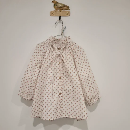 blusa florecitas mia y lia, invierno 2025, moda infantil española