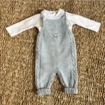 conjunto peto largo punto celeste martin aranda, invierno 2025