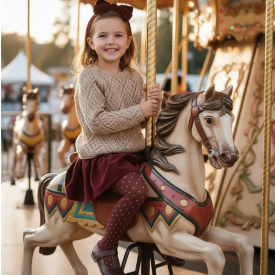 JERSEY CALADO CAMEL MA PETIT LOLA OUTLET INVIERNO